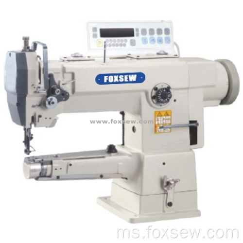 Mesin jahit kulit silinder langsung pemacu dengan pemangkas automatik